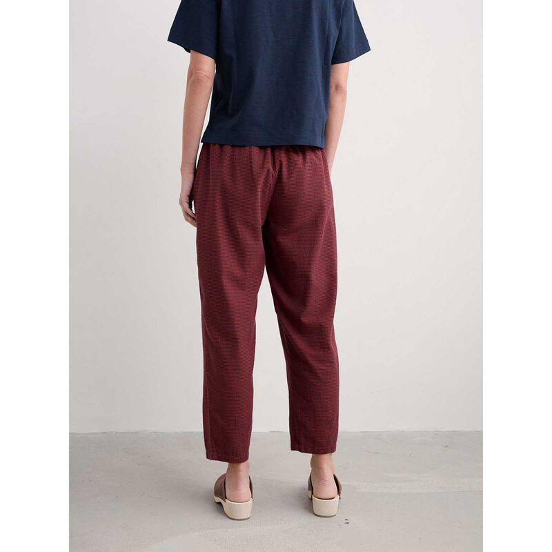 Seasalt Cornwall Vow Cave Trouser Forest Garden Dark Cinnamon image number 1